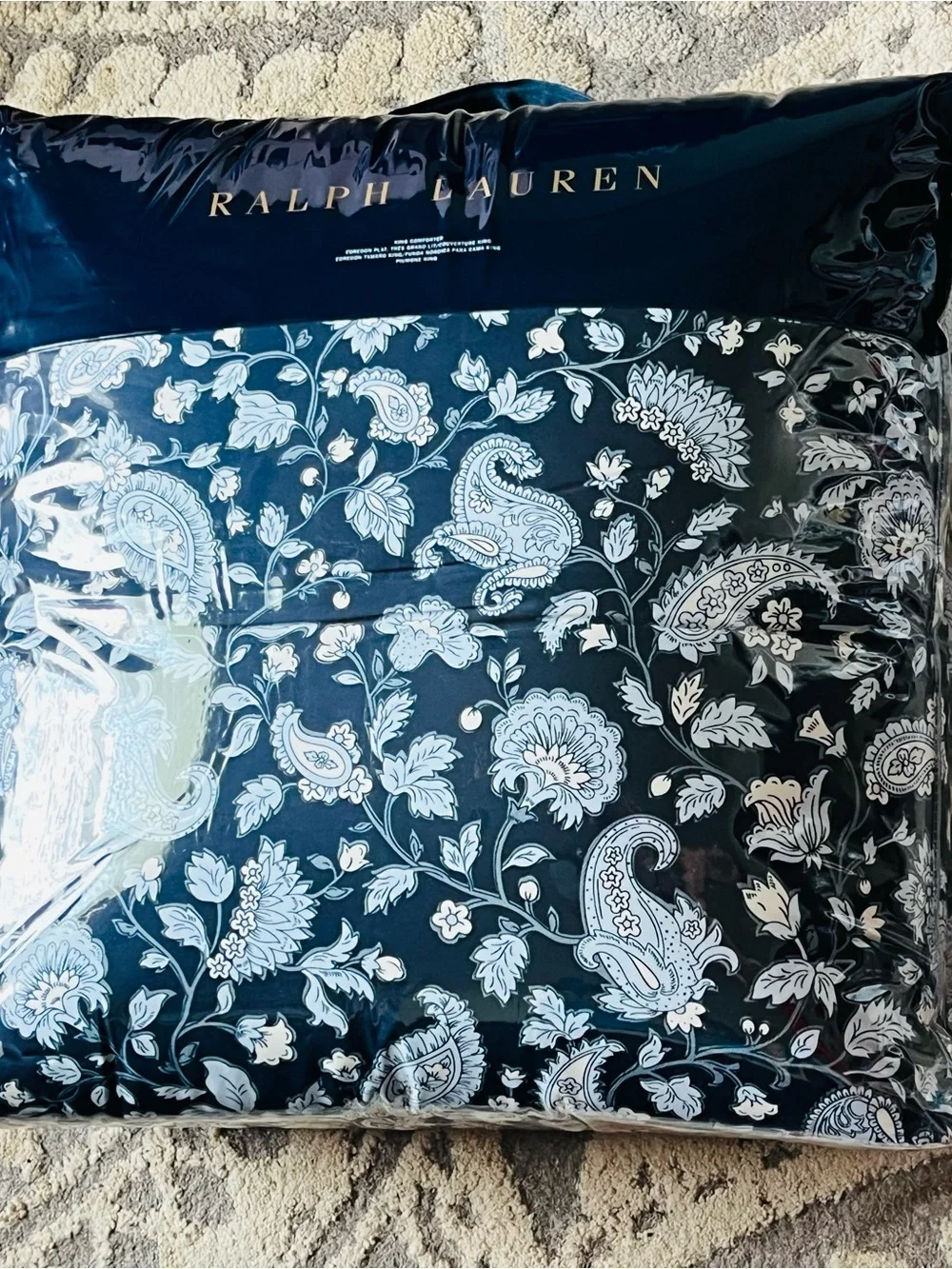 NWT❤️Ralph Lauren Home Delphine Paisley King Size Comforter